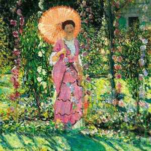 “Malvarrosas”, de Friedrick Carl Frieseke. © Imagen: Colección Carmen Thyssen-Bornemisza en depósito en el Museo Thyssen-Bornemisza
